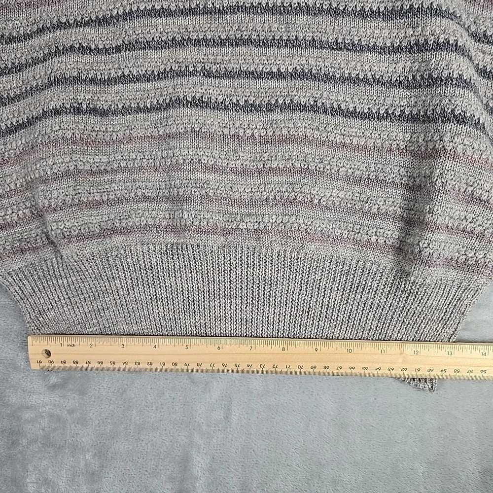 Michael Jordan by Lowell Dreyfus Mens VTG Wool‎ Sweater Grey Medium 3D Knit